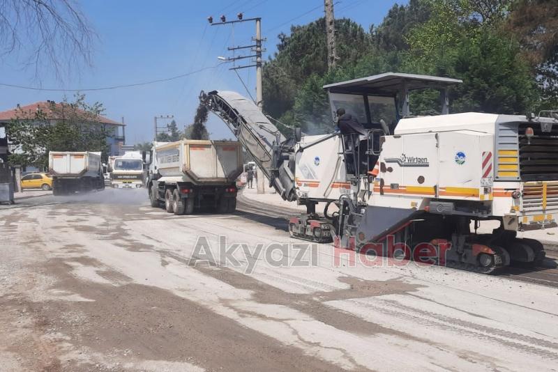 Akyazı Kuzuluk’ta örnek cadde