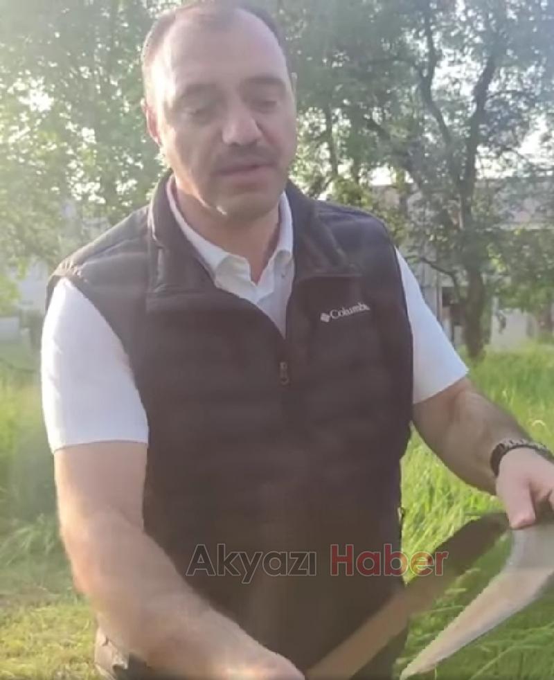 Vali Kaldırım ile Başkan Soykan tırpanla ot biçti