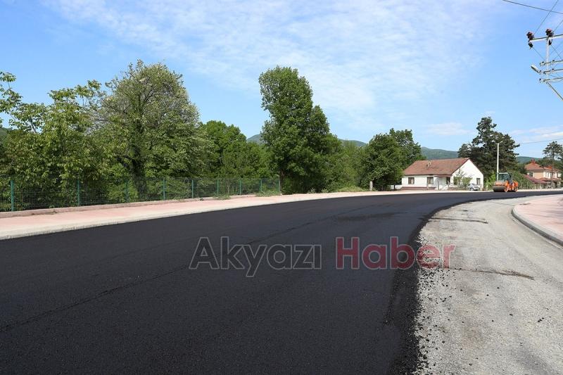 Akyazı Kuzuluk Caddesi yeni yüzüne kavuştu