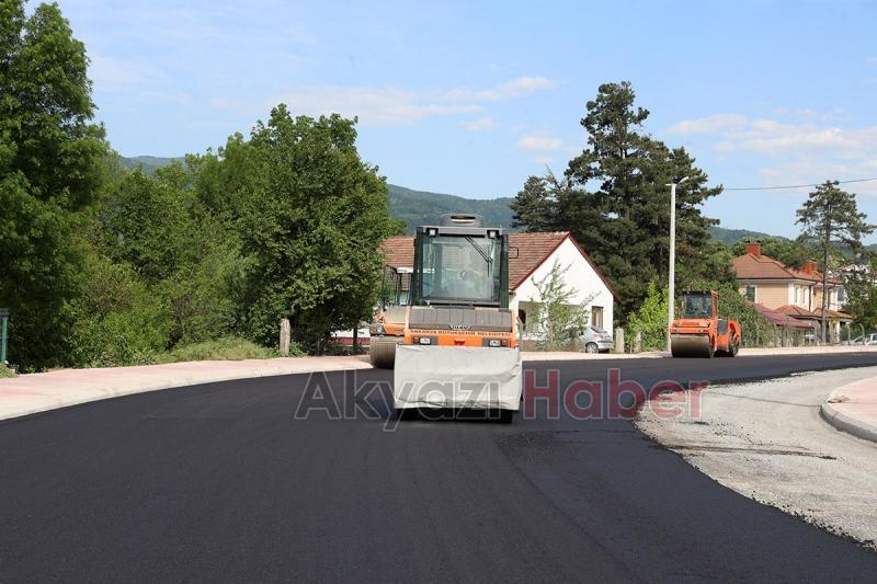 Akyazı Kuzuluk Caddesi yeni yüzüne kavuştu