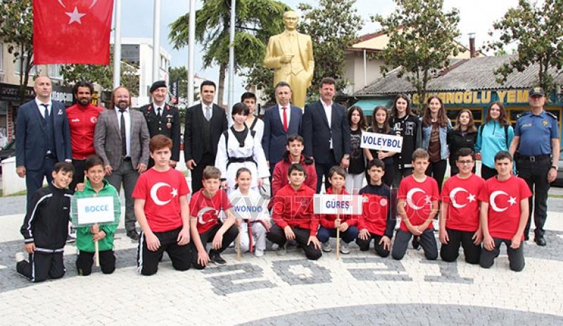 19 Mayıs Akyazı'da coşkuyla kutlandı