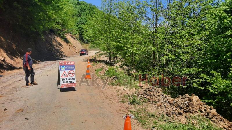 Heyelan bölgesine Büyükşehir’den anında müdahale