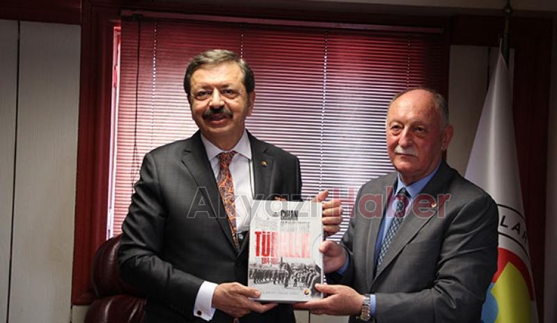  TOBB Başkanı Hisarcıklıoğlu Akyazı'ya geldi