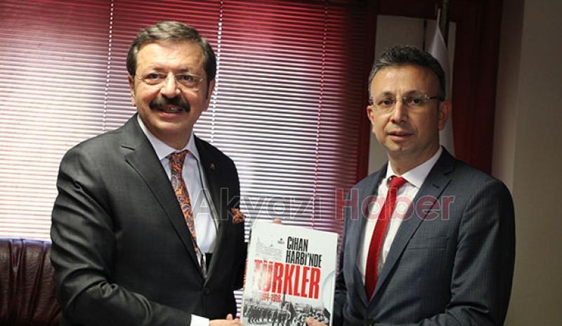  TOBB Başkanı Hisarcıklıoğlu Akyazı'ya geldi