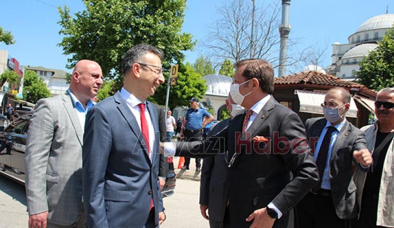  TOBB Başkanı Hisarcıklıoğlu Akyazı'ya geldi