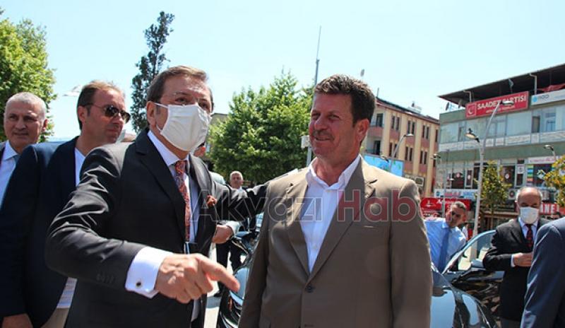  TOBB Başkanı Hisarcıklıoğlu Akyazı'ya geldi