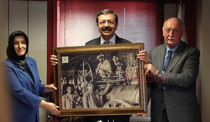  TOBB Başkanı Hisarcıklıoğlu Akyazı'ya geldi