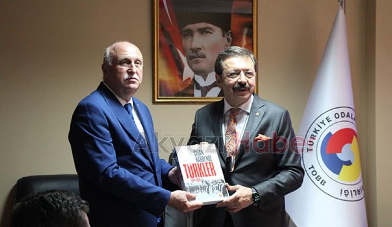  TOBB Başkanı Hisarcıklıoğlu Akyazı'ya geldi