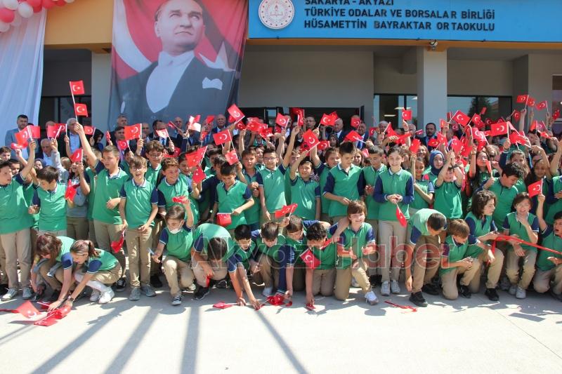 TOBB Hüsamettin Bayraktar Ortaokulu'nun açılışı yapıldı