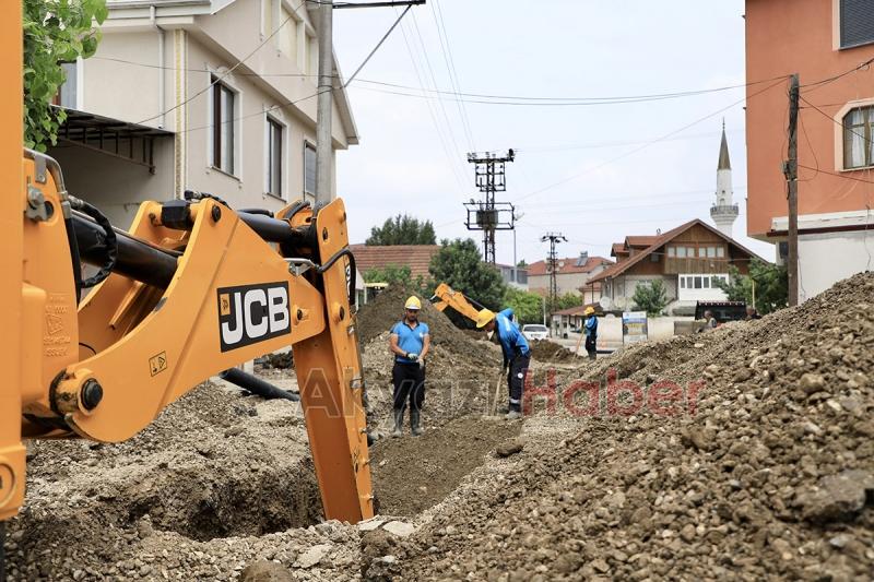 Akyazı’da 6 mahalleye 8 kilometrelik yeni hat