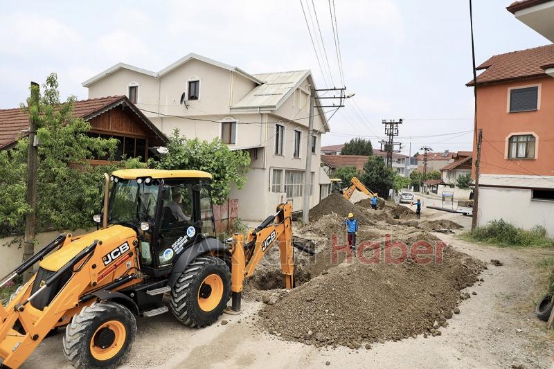 Akyazı’da 6 mahalleye 8 kilometrelik yeni hat