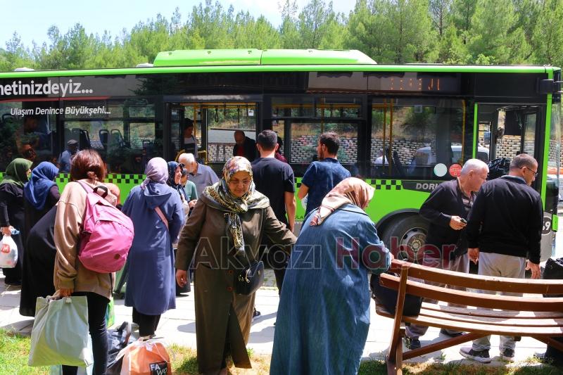 385 kişi büyükşehirle bedava tatil yaptı