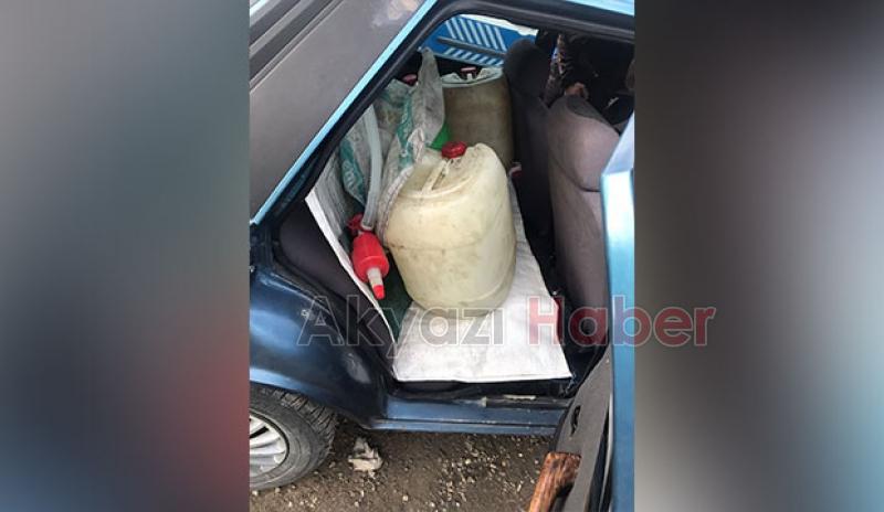 Akaryakıt Hırsızı Kaçamadan Yakalandı