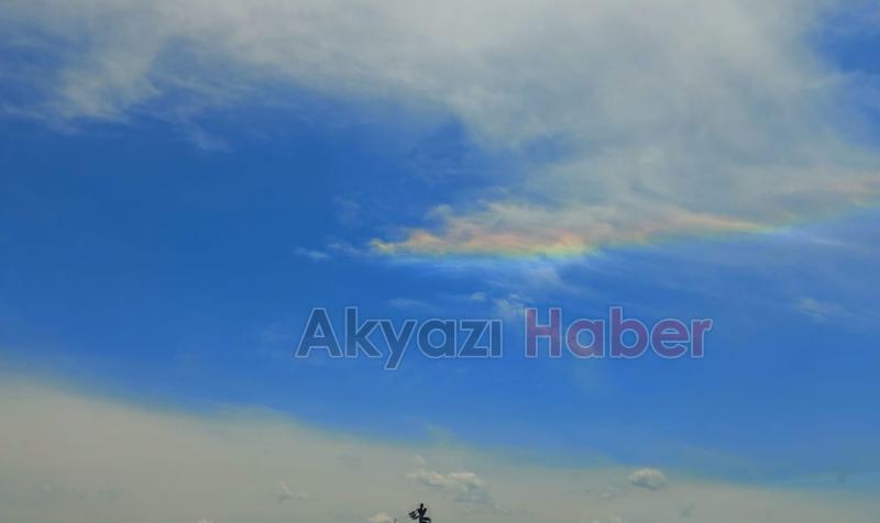 Akyazı'da çok nadir görülen doğa olayı gerçekleşti