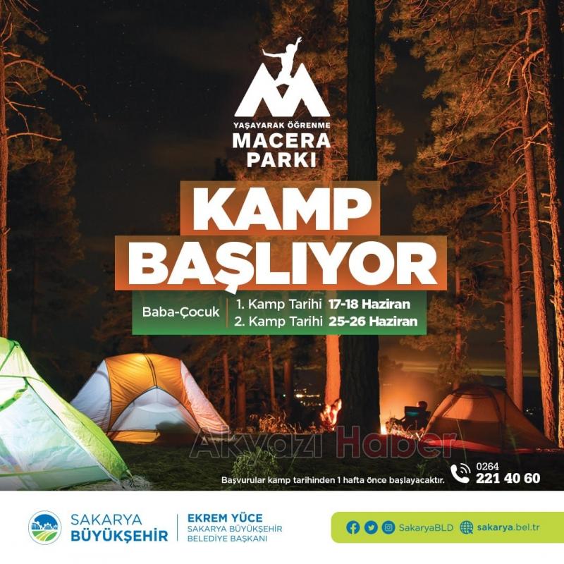 Baba-Çocuk kampları başlıyor