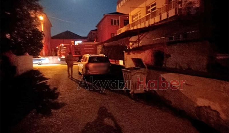 Akyazı'da evin elektrik panosu yandı