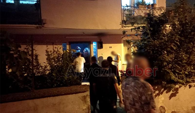 Akyazı'da evin elektrik panosu yandı