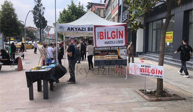 Özel Akyazı Bilgin Anadolu Lisesi öğrencilerinden resim sergisi
