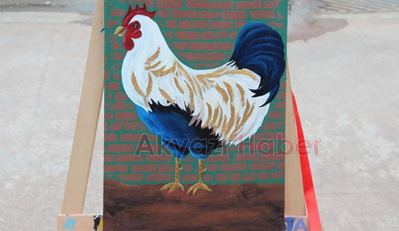 Özel Akyazı Bilgin Anadolu Lisesi öğrencilerinden resim sergisi