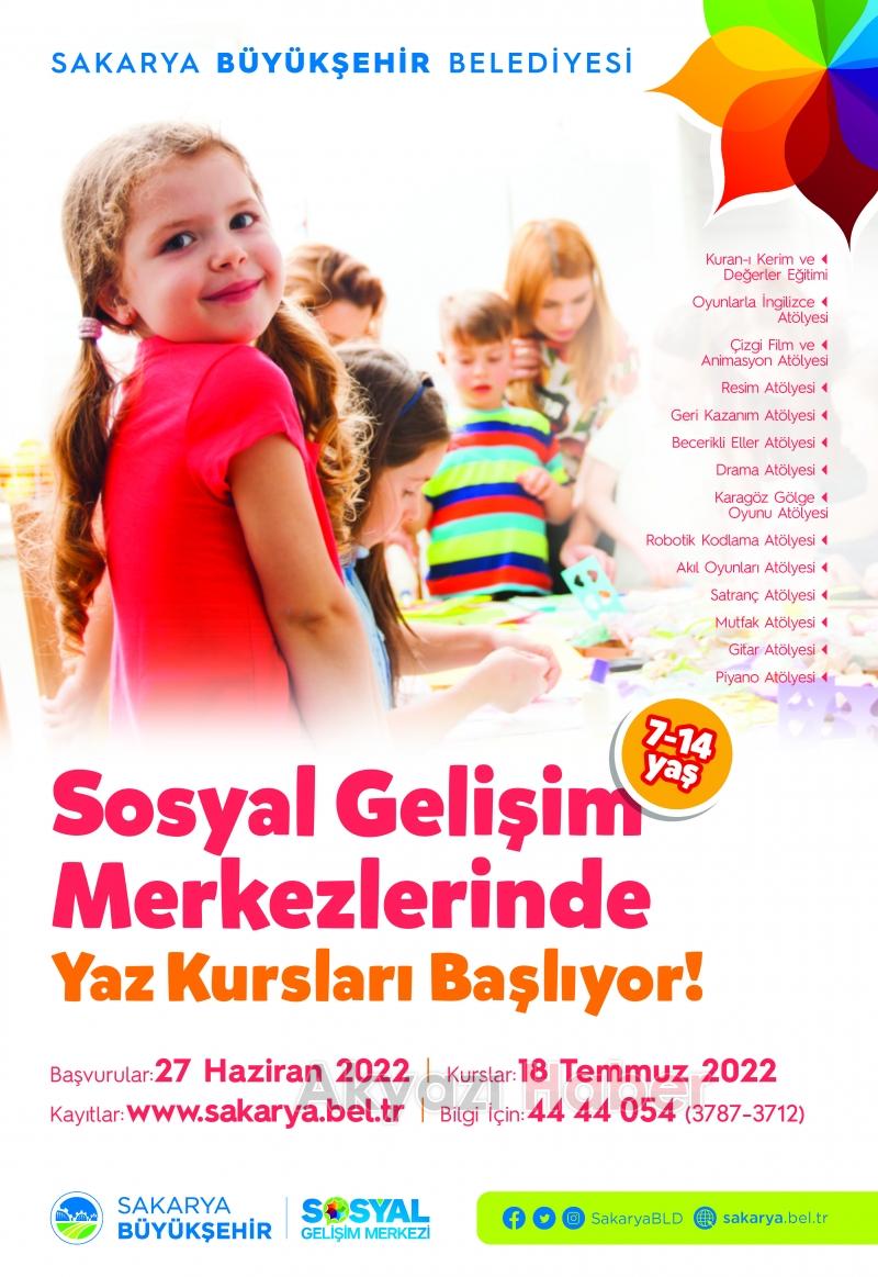 SGM’lerde yaz kursları başlıyor