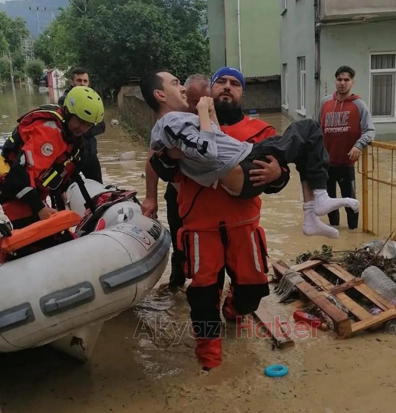 Sakarya AFAD Selin vurduğu Gökçebey'de