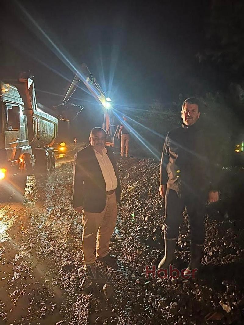 Başkan Soykan yağıştan etkilenen mahallelerde inceleme yaptı