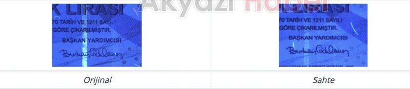 Sahte banknotların özellikleri