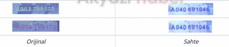 Sahte banknotların özellikleri