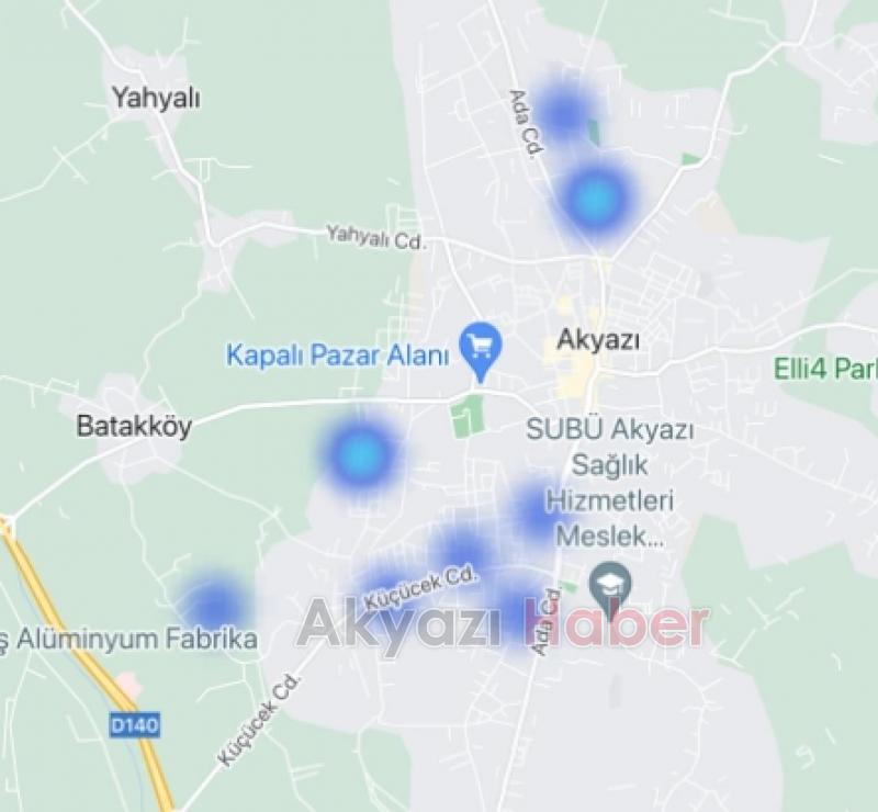 Sakarya'nın korona haritası kızarmaya başladı