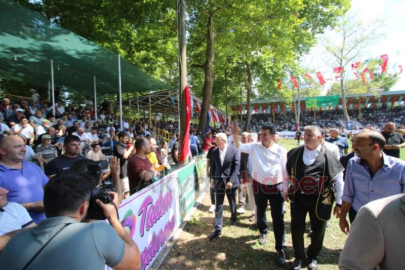 57. Akbalık Yağlı Güreşleri'ne ilgi büyüktü