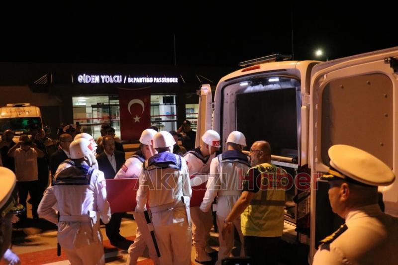 Şehit Ömer Faruk Civelek'in cenazesi Karasu'ya geldi