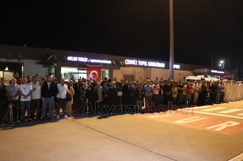 Şehit Ömer Faruk Civelek'in cenazesi Karasu'ya geldi