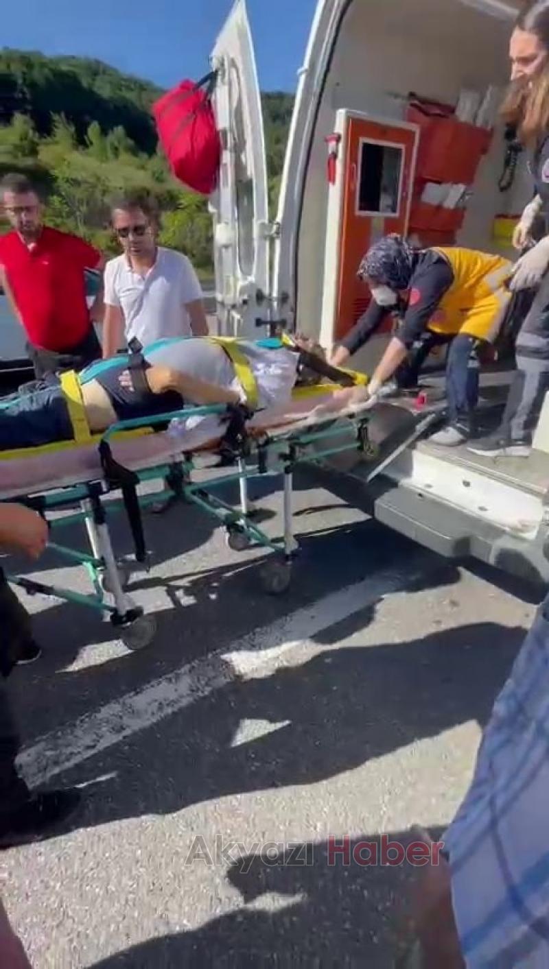 Beton direği yıkıp şarampole yuvarlandı: 1 ölü, 2 ağır yaralı