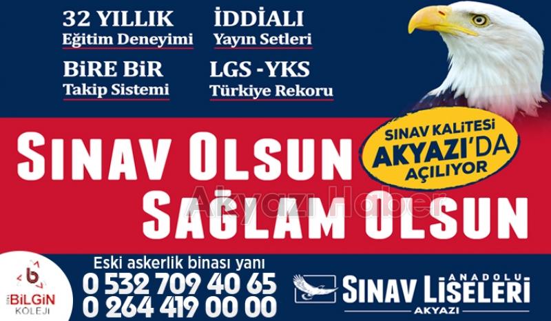  İmzalar atıldı Sınav Lisesi Akyazı'da