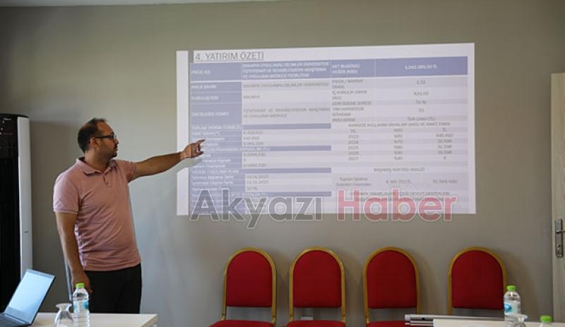 Akyazı Fizyoterapi Merkezi'nde yeni gelişme