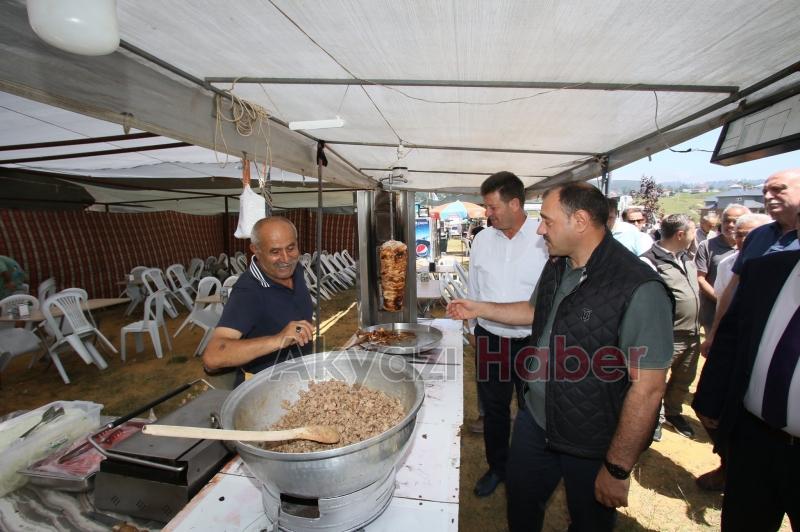 Vali kaldırım Acelle Yayla Şenliği'ne katıldı