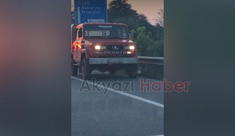 Ters yönde böyle gitti