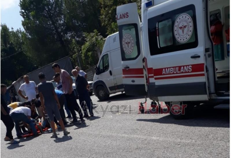 Caddede sürüklenip yaralandı