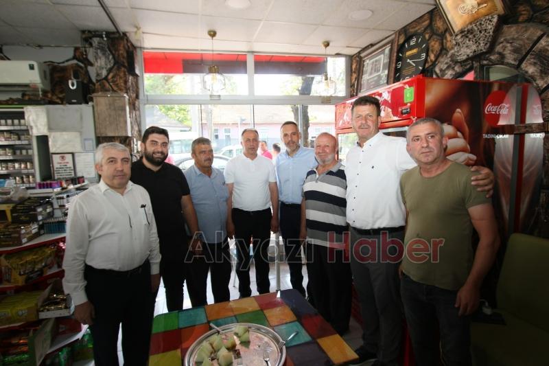 AK Parti'den Akyazı'da esnaf ve vatandaş ziyareti