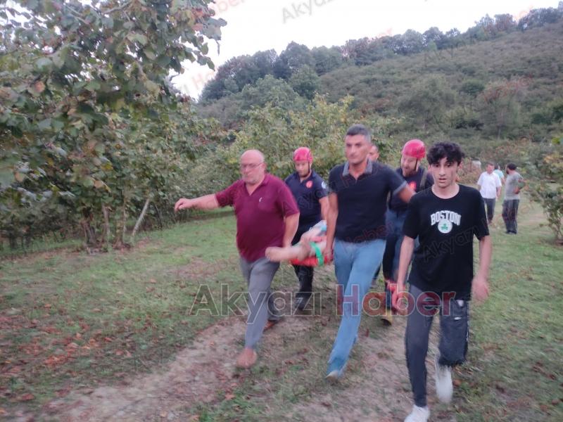 Traktör üzerinden geçti