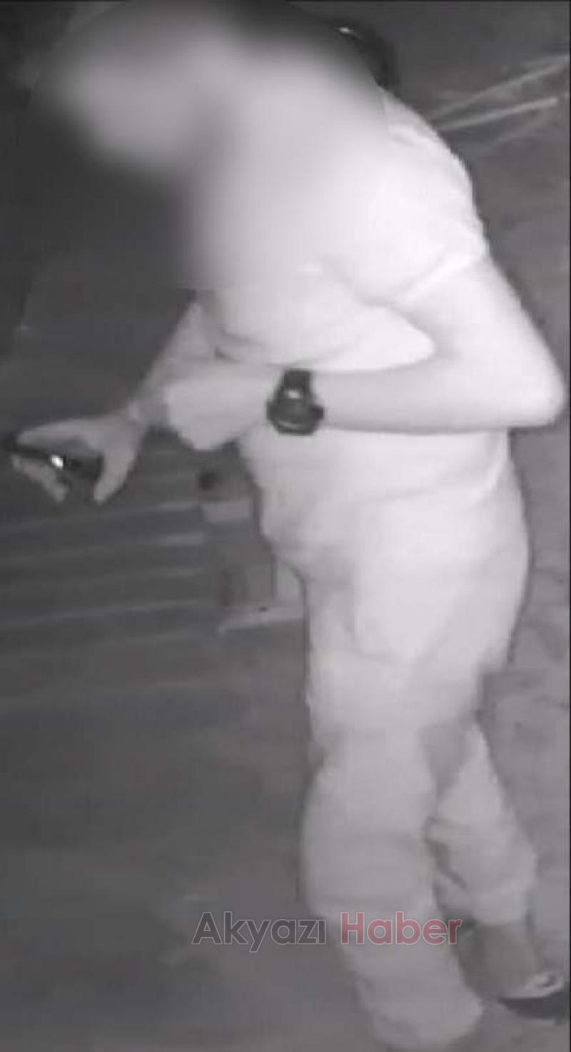 Atölye hırsızını kamera görüntüsü ele verdi