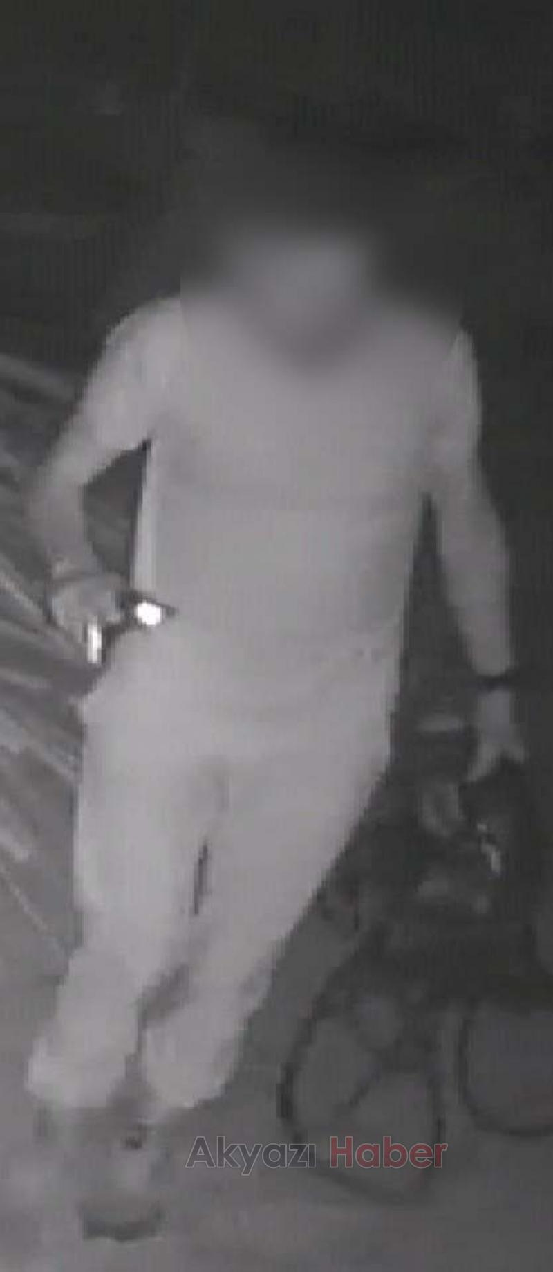 Atölye hırsızını kamera görüntüsü ele verdi