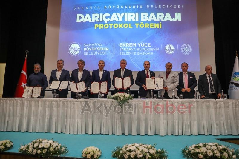 Darıçayırı Barajı projesi için imzalar atıldı