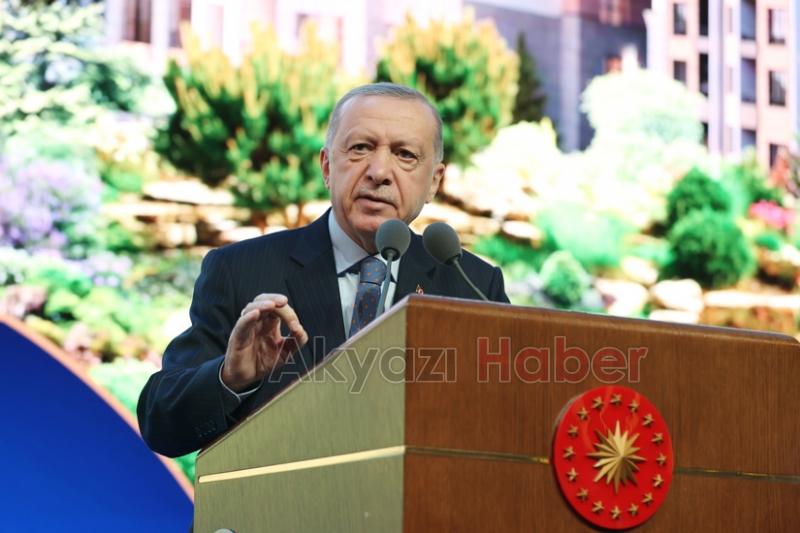 Cumhurbaşkanı Erdoğan sosyal konut projesini açıkladı