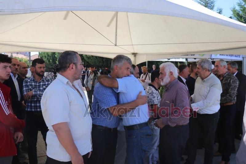 Şehit Kaymakamın babasına son görev