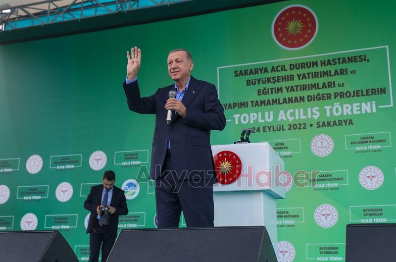 İşte Cumhurbaşkanı'nın açtığı Sakarya'daki yatırımlar