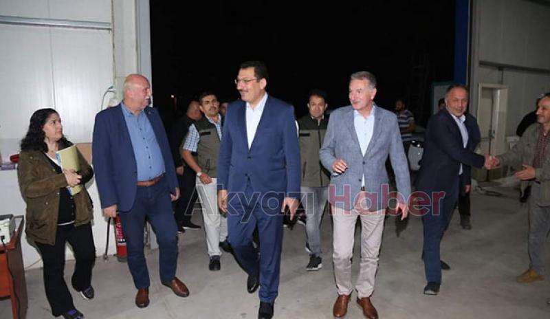 Akyazı TMO fındık alım deposuna ziyaret