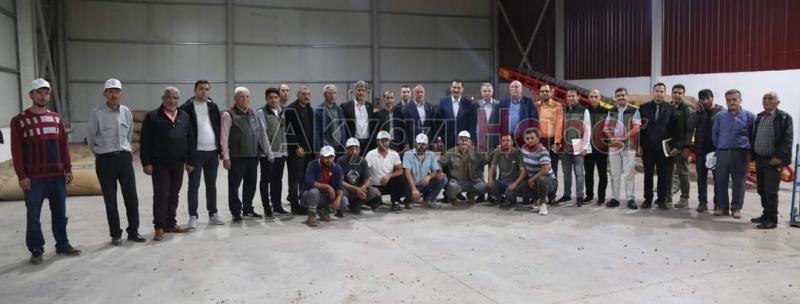 Akyazı TMO fındık alım deposuna ziyaret