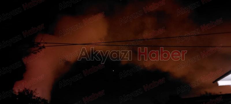 Samanlık yangında kül oldu