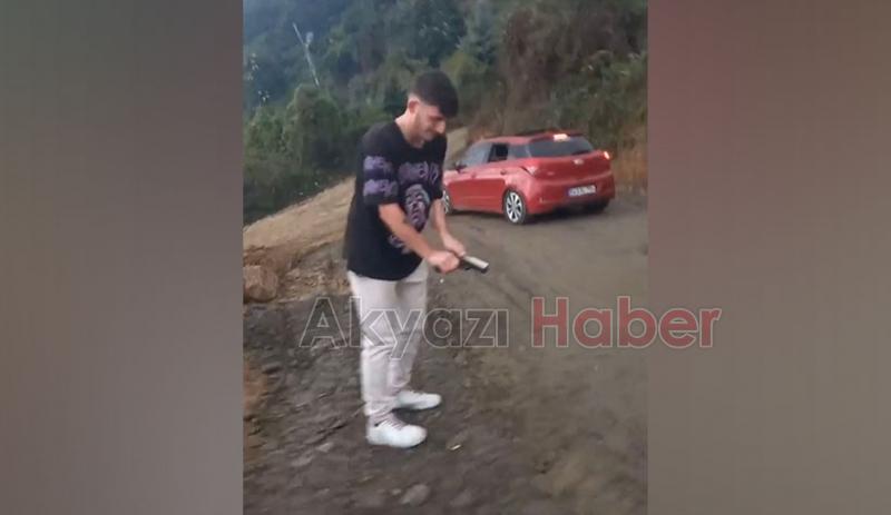  Bir grup gencin eğlence amaçlı çektiği video hayrete düşürdü